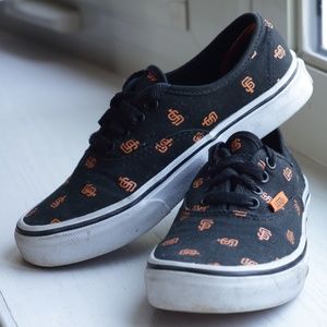 Vans San Francisco Giants Kids Size 2